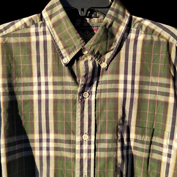 Ralph Lauren Other - Ralph Lauren Chaps Vintage Button Front Shirt, Green Plaid, Large